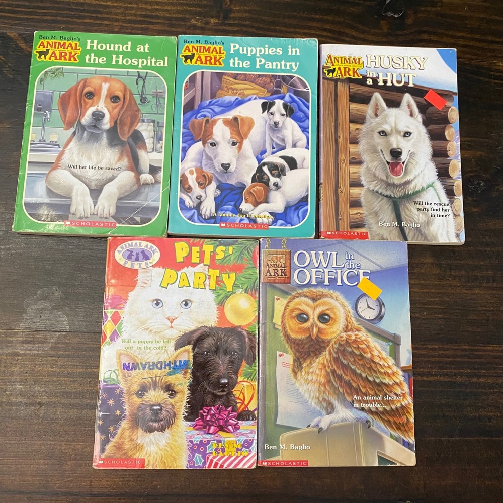 Animal Ark Book Lot of 5 Ben M Baglio Scholastic Paperbacks Kids Animal Stories